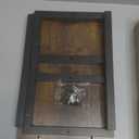 Step Stool, NomNest Height-Adjustable Wooden Step Ladder Metal Foot Stool Small Kitchen Stool Helper for Toddler Adults, Ladder Chair for Home Bedside Bathroom Sink Potty-Black