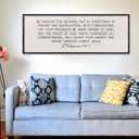 LuZhiQiang Bible Verse Wall Art Be Anxious for Nothing Christian Inspirational Sign 32"12" Philippians 4:6-7 Rustic Religious Home Decor for Living Room Large Scripture Wood Framed Hanging (Black)