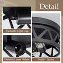 13 inch Black Flush Mount Ceiling Light Fixture,3-Light Light Fixtures Ceiling Mount for Hallway,Hall,Kitchen,Farmhouse (1 Pack)