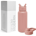 Simple Modern Water Bottle with Straw and Chug Lid | Insulated Stainless Steel Thermos for Sports Gym | Summit Collection | 32oz | Mauve Me