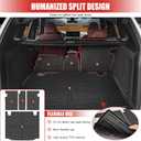 Cargo Mat Fit for 2018-2023 BMW X3 G01 Cargo Liner TPE Trunk Mat Anti-Slip Trunk Floor Liner for BMW X3 Accessories(Cargo Mat+Backrest Mat)