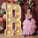 imprsv 4FT Marquee Letters Large Light Up Letters for Birthday Party Decor Wedding Decorations, Marquee R for Party Decoration Large Signs Arch Kit Decorations