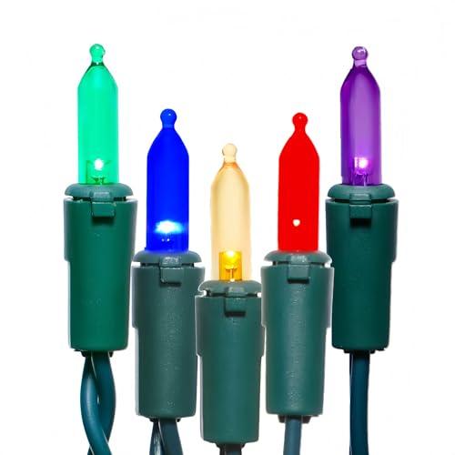 LUCKY SHINE 100 LED Multicolor Christms Lights, Colorful Decorative Lighting String 35 FT, UL Listed for Indoor and Outdoor Use.
