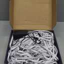 POOFZY Permanent Outdoor Lights for House,200ft RGB+IC Smart Outdoor Decor, 50 Scene Modes,App/Remote Control,for Christmas,Halloween,Daily & Holiday Party Decor,House Roof Lighting