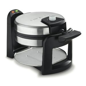 Cuisinart Round Flip Electric Belgian Waffle Maker, Stainless Steel