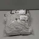 ele ELEOPTION Couch Cushion Covers Sectional Sofa L Shape Cover Elastic Chair Slipcover Furniture Protector for Living Room (Length 25-37inch Width 25-37inch, Large Single Seat Cover) Grey White