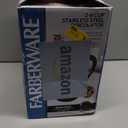 Farberware Electric Coffee Percolator, Stainless Steel Basket, Automatic Keep Warm, No-Drip Spout, 8 Cup