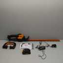 WORX WG261 20V PowerShare 22" Cordless Hedge Trimmer (Battery & Charger Included)