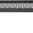 Amazon Basics Heavy-Duty Portable Camping Grill Grate for Outdoor Open Flame Cooking, Foldable, Sturdy, 15.9" x 12.2", Black