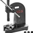 VEVOR Arbor Press, 3 Ton Manual Arbor Press, 12.2" Maximum Height, Cast Iron Heavy-duty Manual Desktop Arbor Press, Precision Hand Press for Stamping, Bending, Stretching, Forming