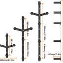 EVERYMATE Weight Plate Storage Rack, Olympic Weight Plate Holder, Bumper Plate Storage, Home Gym Organizer