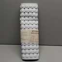 OTHWAY Bath Tub Shower Mat Non Slip, Bathtub Floor Liner Mats for Inside Shower Bathroom, Suction Cups and Drain Holes for Feet Scrubbing, Machine Washable, Soft on Feet, 35x16 Inch, White