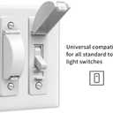 TAKETEK Decorator Receptacle Outlet with Wall Plate, Tamper-Resistant Electrical Outlet, Residential Grade, 3-Wire, 15A 125V, Self-Grounding, 2-Pole, UL Listed, White (10 Pack)