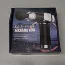 Deep Tissue Massage , Portable Percussion Electric Muscle Massager for Pain Relief, Handheld Massagers with 30 Speeds & 6 Attachments for Back and Neck, Gifts for Men Women (Black)