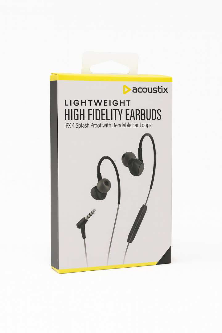 ACX 3.5 MM IE SPORT STEREO EARBUD GREY