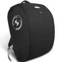 YOREPEK Padded Car Seat Travel Bag for Airplane, Fits for Doona Car Seat Stroller with isofix Base, Infant Car Seat Bags with Lockable Zipper, Foldable Gate Check Stroller Backpack for Baby Travel (Black)