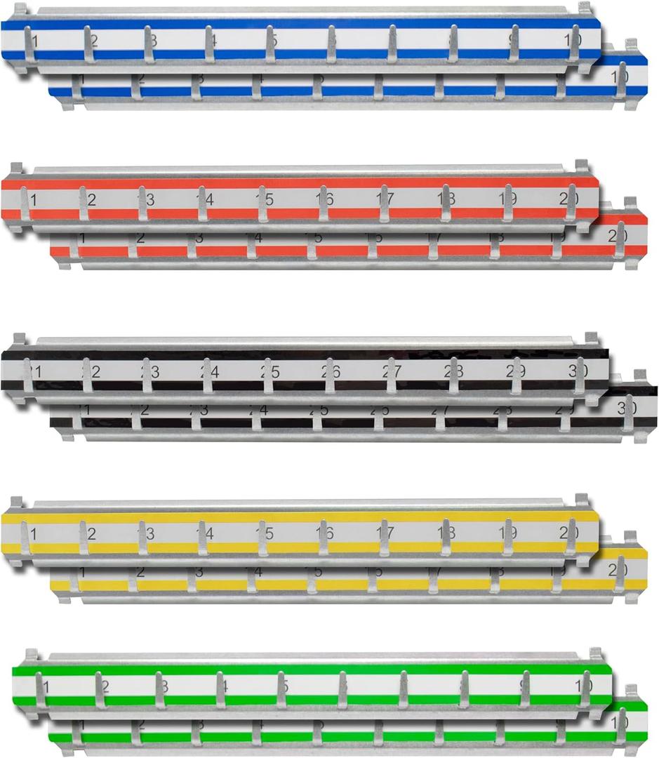 BARSKA AF13682 Labeled Key Shelves w/ 1-100 Numbered Hooks for Key Cabinets