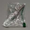 Conair Double Ceramic 1-Inch Curling Iron, 1-Inch Barrel Creates Classic Curls, Hair Curler for Use on Short, Medium, & Long Hair, White/Rose Gold