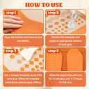 3 x Sock Stop, Transparent Waterproof Sock Glue for Bath Mat, Anti Slip Socks, Carpets, Blankets, Washable Sock Stop Anti Slip Adhesive with Tip Applicator to Enhanced Grip (50ml)
