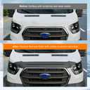 powoq Hood Protector Compatible with 2021-2026 Ford Transit Deflector Upgraded TPE Updated 2020 Shield (Not for Connect) Hood Deflector Replacement for 2021-2026 Ford Transit Accessories