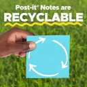 Post-it Notes, 3 in x 3 in., 18 Sticky Notes Pads, 100 Sheets per Pad, Poptimistic Collection, School Supplies and Oce Products, The Original Post-it Note (True)