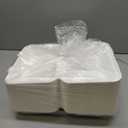 ECOLipak Clamshell Take Out Food Containers, 9 * 6 inch 75-Pack Disposable To Go Containers, To Go Boxes for Food Salad