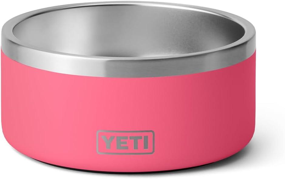 YETI Boomer 4, Stainless Steel, Non-Slip Dog Bowl, Holds 32 Ounces (Tropical Pink)