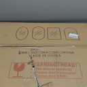 SCWF-GZ 30x20 Arch Mirror Rectangle Wall Mounted Hanging or Against Wall Aluminum Alloy Metal Frame Dressing Make-up Mirrors for Entryway Bedroom Bathroom Living Room 30 20 inch Black