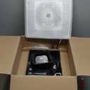Broan-NuTone ChromaComfort Bathroom Exhaust Fan, 110CFM/1.5 Sones, with Sensonic Bluetooth Speaker and 24-color LED Light, SPK110RGBL, Wall Switch included, White
