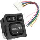 Car Power Auto Rear Mirror Folding Switch with Wire Harness 84872-52040 Fit for Toyota Sequoia Vios RAV4 Camry for Scion for Lexus Replace 84870-06110 84870-08010