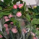 Artificial Flower Garland 5.4ft Floral Rose Vine Decor, Pink Flower, 5.4FT Vines, Huge Flowers