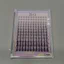B&Q Fairy Lash Clusters - DIY Lash Extension at Home Beginner-Friendly Manga Lashes, 144pcs Eyelash Clusters with 0.3mm Invisible Band & Waterproof, Salon Look for Daily Work & Parties Fairy 8-18mm