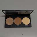 Smashbox Step-By-Step Contour Palette | Sculpt + Glow All-In-One Contour Kit with Blendable + Buildable Formulas (01 Light / Medium (Contour, Bronze, Highlight))