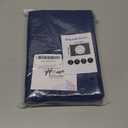 Home Brilliant Placemats Set of 6 Linen Blue Placemats Heat Resistant Dining Table Place Mats Kitchen Table Mats, Indigo