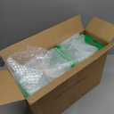 12Pcs Plastic Reptile Terrariums Carrier Cage, Tarantula Enclosure Snake Breeding Box Hatching Container Transparent Fish Tank Turtle Aquarium with Random Color Lid for Lizards, L(8.7" x 5.5" x 5.9")