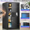 6.2 Cuft Safe Box, Home Safe with Fireproof Waterproof Bag 27.56'' H