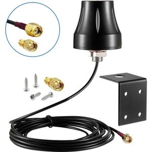 Waterproof Dual Band WiFi 2.4GHz 5GHz 5.8GHz Outdoor 5dBi RP-SMA/SMA Male Antenna for Wireless Video Security Camera Surveillance Recorder Vehicle Truck Rear View Backup Camera Reversing Monitor