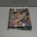 Galison Winter Lights Foil Puzzle 500 Pieces  Holiday Jigsaw Puzzle Featuring Festive City Scene by Joy Laforme  Thick, Sturdy Pieces Challenging Family Activity Great Gift Idea