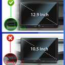 2pcs Anti-Glare Only for 2026 Toyot a RAV4 XSE Limited &2026 RAV4 Hybrid (XSE, GR SPORT) 12.9inch TPU Screen Protector for 2026 Toyot a RAV4 12.9Inch Accessories Dash & Navigation (NOT FOR 10.5inch)