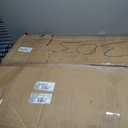 Tribesigns 70.9" Modern Office Desk, Wooden Computer Desk, White Executive Desk with Gold Metal Legs, Large Workstation for Home Office, Study Writing Desk, Small Conference Table for Meeting Room