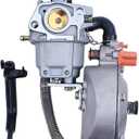 Carburetor Dual Fuel Conversion Kit For Honda GX160 GX200 168F 170F 2KW-3KW Generator Engine LPG/CNG Gasoline Carb Assembly