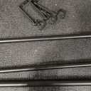 1 Pack Spring Tension Curtain Rods  84-120, Small Tension Rod Adjustable, Window Tension Rods No Drill(Black)