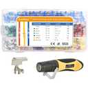 Upgraded 520PCS Solder Stick Wire Connectors with Heat Gun 450W, Solder Seal Wire Connectors Solderstick Waterproof Solder Wire Connector Kit for Marine (26-6 Gauge)