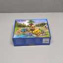 Camping Tree House Building Set with Lights, 1715 PCS Campground 3.6MM Mini Building Block Toy with Tent Camper Van for Home Office Decor, Birthdays Gift for Adults Teens Kids Boys Girls 12+