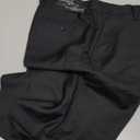 Men's Cozy Hidden Expandable Waist Dress Pants | Premium Stretch Texture Weave Work to Weekend Pants,34X32