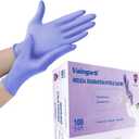 Nitrile Exam Gloves 100 Count X-Large Purple Disposable Medical Gloves Case of Bulk Powder Free Examination Glove