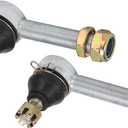 1 Pair 12Mm 16Mm Left Right Ball Joint Kit,Steel Alloy Tie Rod Ball Joint For 150Cc 250Cc Quad Dirt Bike Atv Go Kart Moped Scooter Atv Accessory Quad Ball Joint