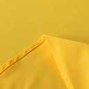 sancua Round Tablecloth - 60 Inch - Water Resistant Spill Proof Washable Polyester Table Cloth Decorative Fabric Table Cover for Dining Tables, Buffet Parties and Camping, Yellow