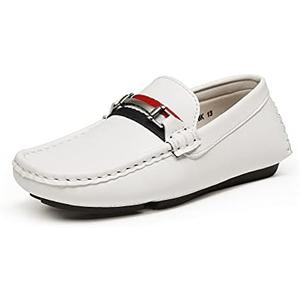 Bruno Marc Boys Loafer Slip-On Dress Shoes, Comfortable Classic Formal Casual Shoes for Kids Size 9