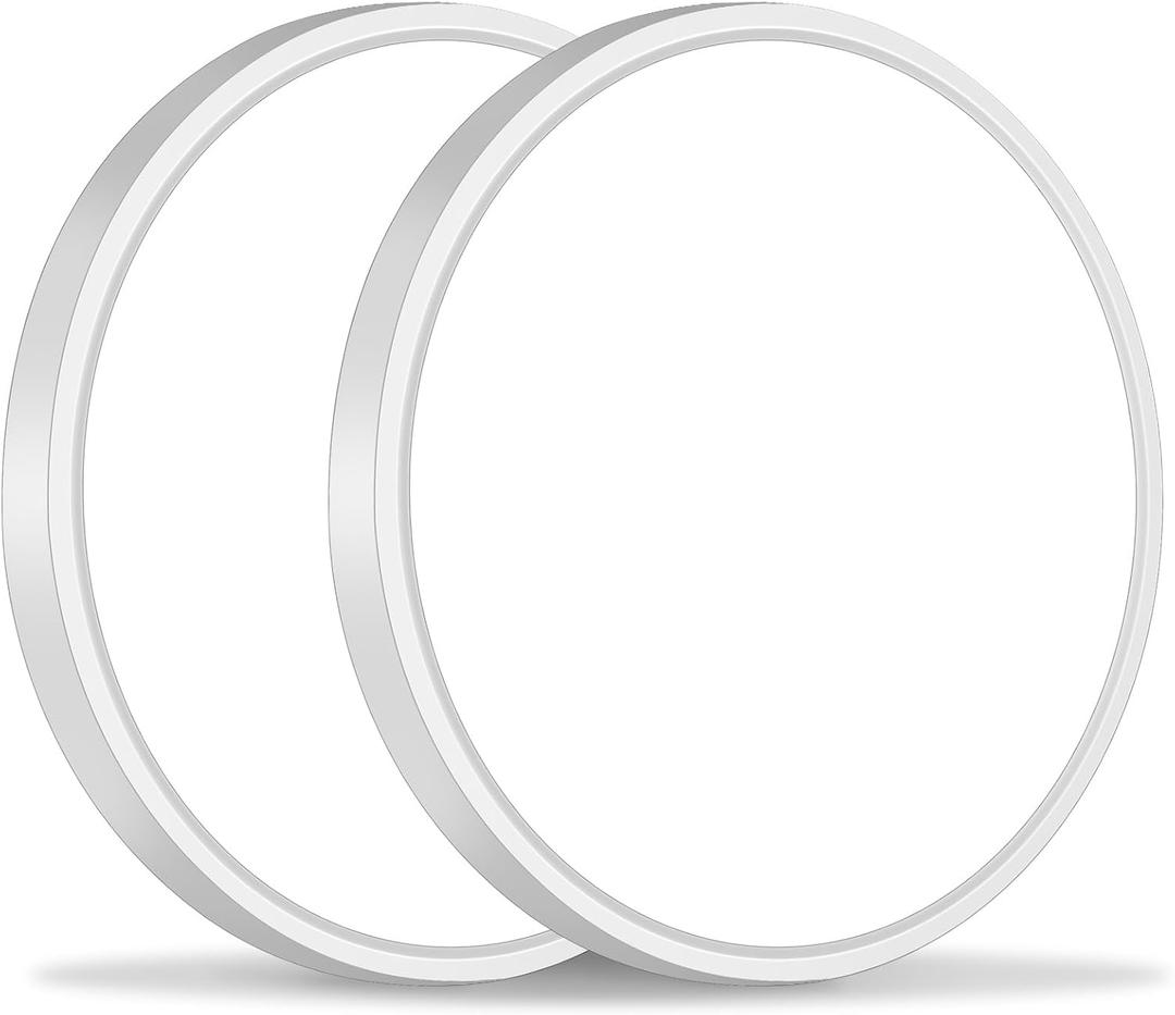 Brightever 2 Pack LED Ceiling Light Flush Mount, 9 Inch 18W, Ultra Thin 0.67 Inch Hallway Light Fixtures, 5000K Daylight White 2200LM Flat LED Ceiling Light for Dining Room, Pantry, Non-Dimmable